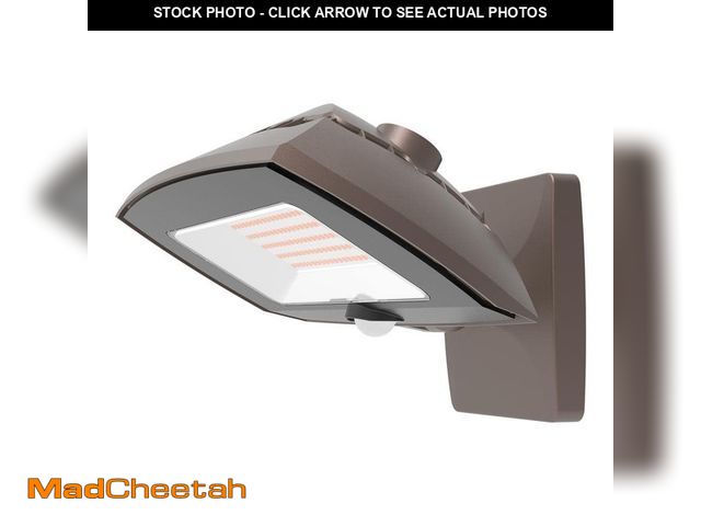 Lot 74-13823271 - Commercial Electric ARFL 400-Watt Equivalent, 8000 Lumens, Selectable CCT, Integrated LED, Arch Wall...
