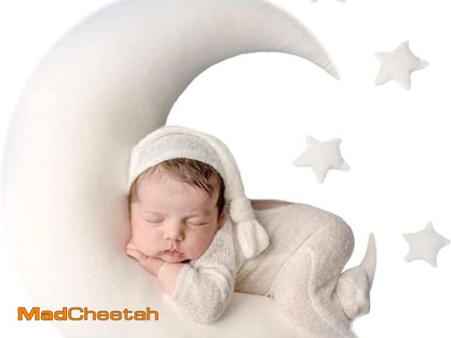 Lot 74-11546810 - Baby Moon Star Pillow Newborn Posing Pillow Newborn Photography Prop Newborn Photography Posing Pill...
