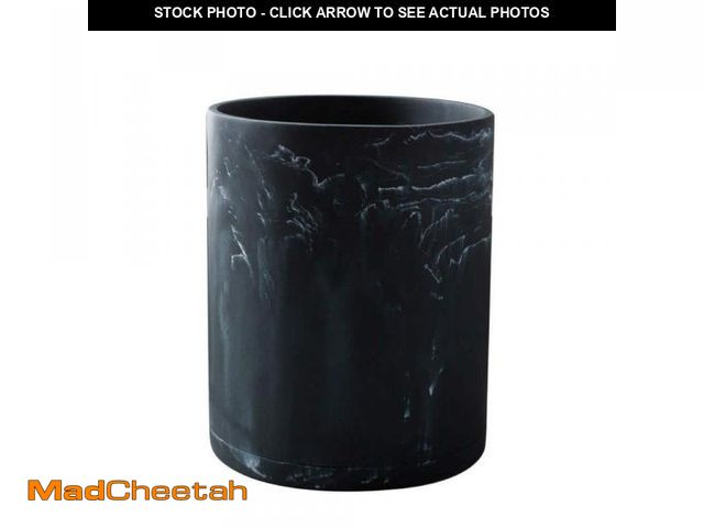 Lot 74-12365313 - Michaelangelo Waste Basket Black - UNUSED