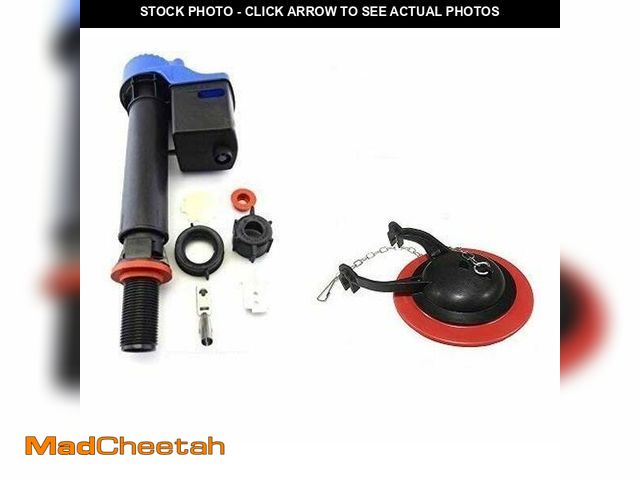 Lot 74-13631024 - TOTO Combo Kit - Universal Flapper (Replaces THU499S) &amp; Fill Valve - UNUSED