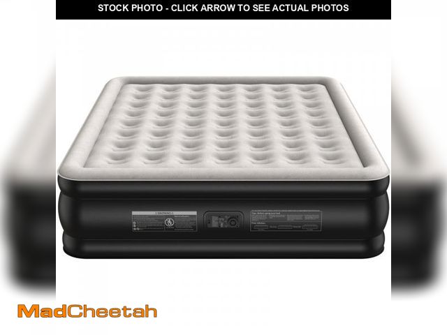 Lot 74-12157401 - Ophanie Cal King Air Mattress, 18-Inch Elevated Inflatable Bed with Built-in Pump, Puncture-Resistan...