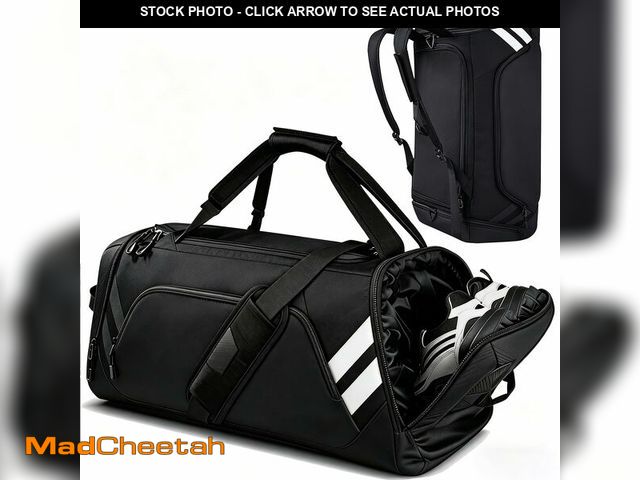 Lot 74-14274237 - WOLFILIST Gym Bags for Men/Women, 58L Large Sports Travel Duffel Bag with Shoes Compartment &amp; We...