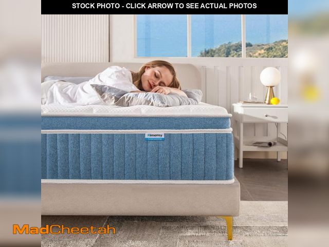 Lot 74-12149299 - Rimensy Full Mattress, 12 Inch Hybrid Mattress in a Box, Gel Memory Foam Mattress, Individually Wrap...
