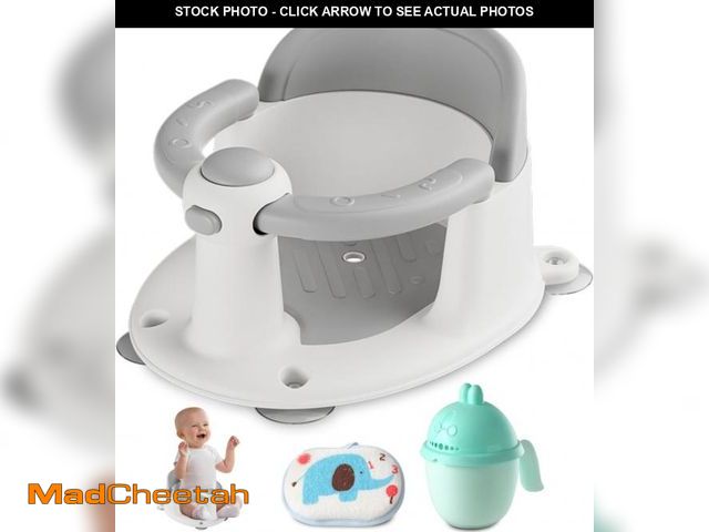 Lot 74-12332837 - Trankerloop Baby Bath Seat for Babies 6 Months &amp; up, Non-Slip Toddler Bath Seat for Baby &amp; N...
