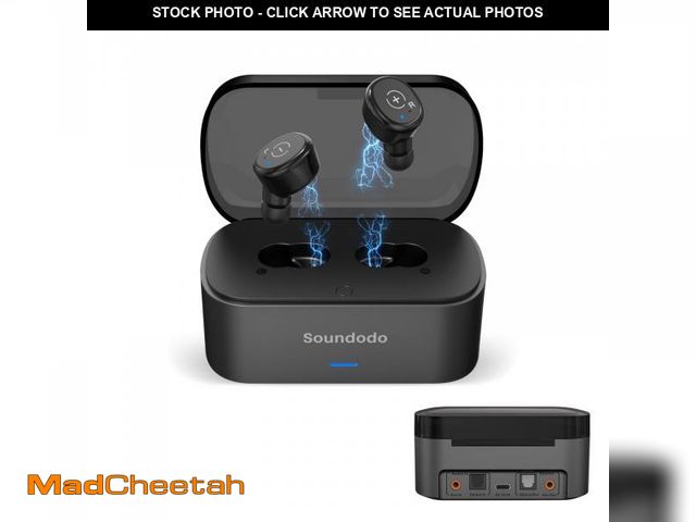Lot 74-12220900 - Soundodo Wireless Earbuds for Tv Listening Watching with Transmitter Charging Dock,2025 New TWS Ture...