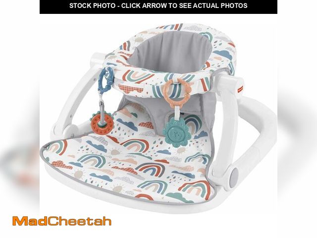 Lot 74-13733723 - Fisher-Price Portable Baby Chair Sit-Me-Up Floor Seat with Developmental Toys &amp; Machine Washable...