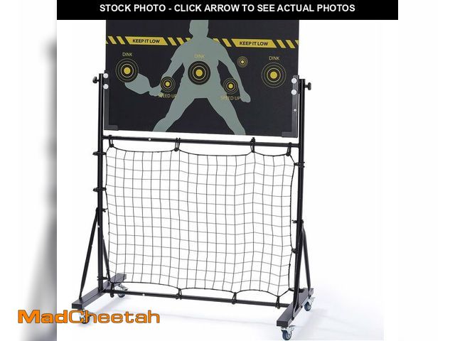 Lot 74-13835390 - [Upgraded] A11N Pickleball Practice Rebounder, Adjustable Angle Dual-Sided Pickleball Dink Pad - Din...