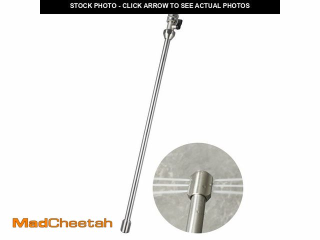 Lot 74-14264348 - All-Metal RV Toilet Wand with Shut-Off Valve, RV Black Tank Cleaning Wand with 360 Degree Swivel Ada...