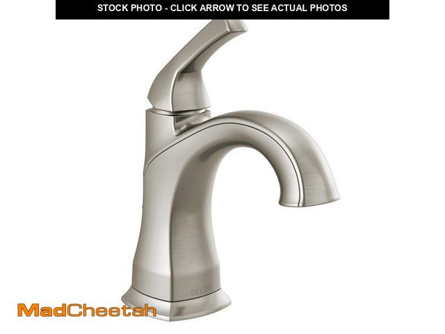 Lot 74-12685355 - Delta Portwood Single Hole Single-Handle Bathroom Faucet in SpotShield Brushed Nickel - UNUSED