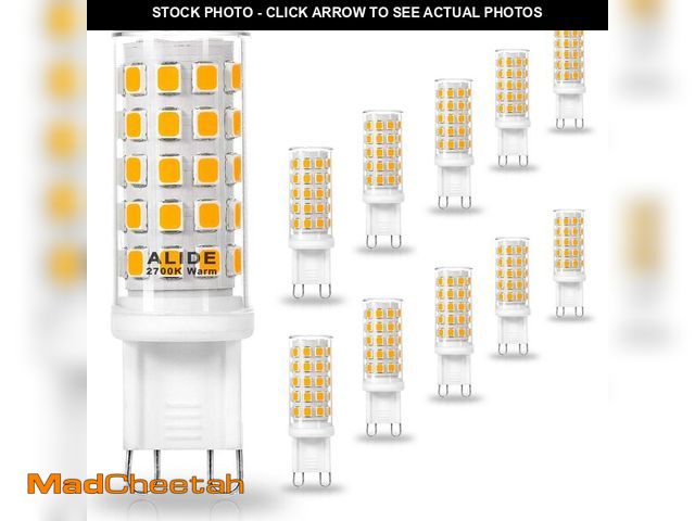 Lot 74-14264332 - ALIDE G9 Led Bulbs 5W Replace 50 Watt 60 Watt Halogen Equivalent,2700K Soft Warm White, AC120V T4 G9...