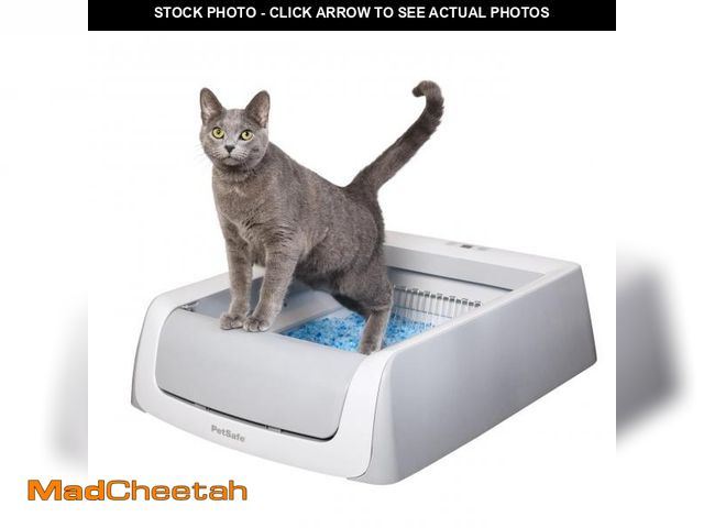 Lot 74-12427275 - PetSafe ScoopFree Crystal Pro Self-Cleaning Automatic Litter Box - Uncovered Motion-Sensing Cat Box ...