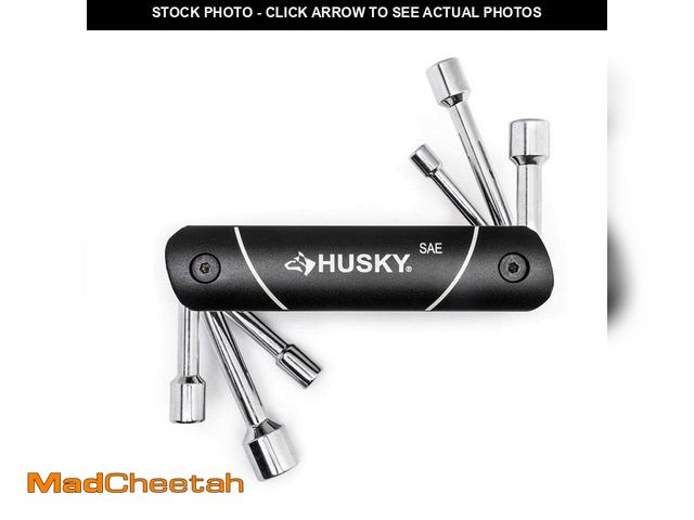 Lot 74-14374793 - Husky SAE Folding Nut Driver Set (6-Piece) - UNUSED