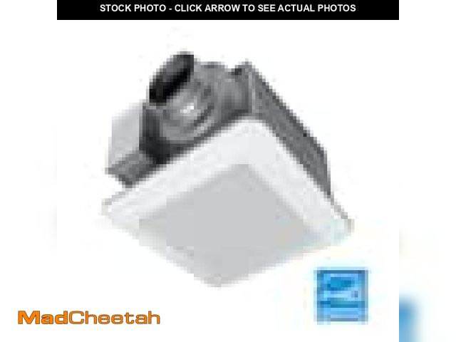 Lot 74-12463859 - Panasonic Whisper Choice DC Pick-A-Flow 80/110 CFM Ceiling Bathroom Exhaust Fan with Flex-Z Fast Bra...