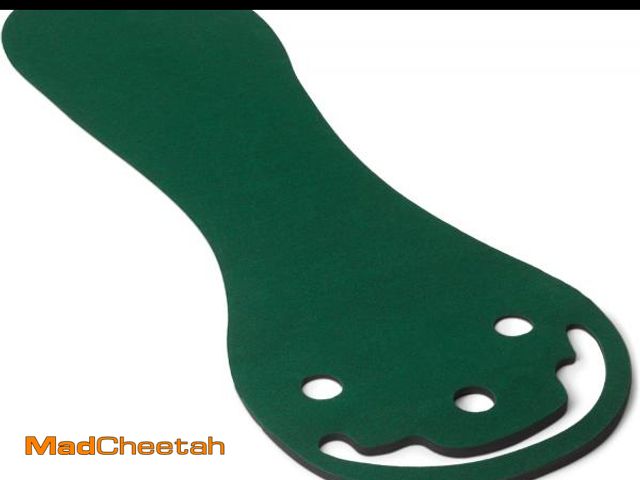 Lot 74-12367299 - Basics Par Three Golf Putting Green Practice Training Mat, 3' x 9' - UNUSED