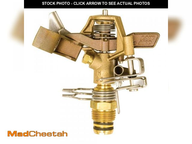 Lot 74-10846466 - 25PJDAC Riser-Mounted Brass Impact Sprinkler, Adjustable 20-41 Ft. - UNUSED