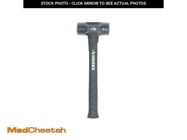 Lot 74-12677619 - *SCUFFED* Husky 4 lb. Engineer Hammer with 14 in. Fiberglass Handle *SCUFFED*  - USED