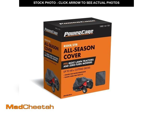 Lot 74-12676865 - Powercare Universal All-Season Protection Cover for Most Lawn Tractors - USED