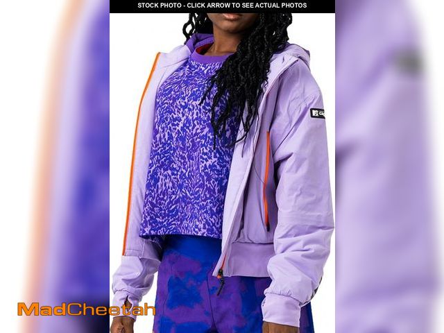 Lot 74-12398180 - MTV Women's Track Jacket, Turn It On Hooded Athletic Full Zip Running Workout Top with Zipper Pocket...