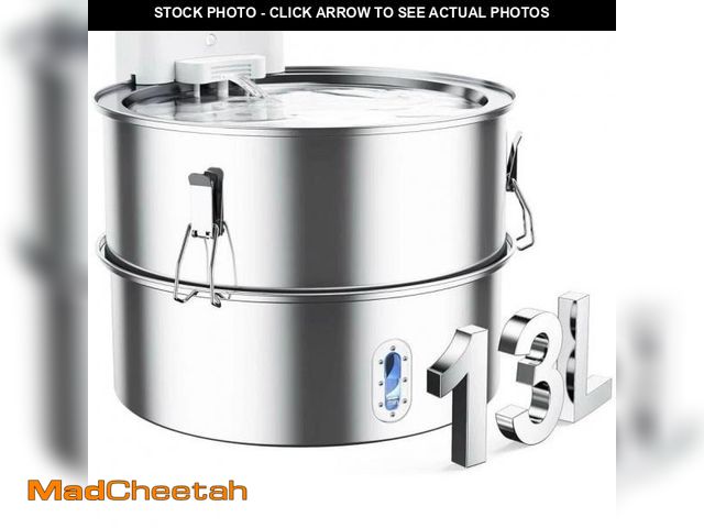 Lot 74-12513845 - Meowant Stainless Steel Dog Water Fountain MW-DF01 3.4 Gallon - UNUSED