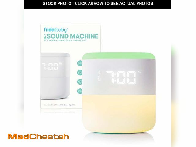 Lot 74-12789522 - Frida Baby 3-in-1 Bluetooth White Noise Sound Machine, Gentle Sunrise Sleep Trainer Nightlight, and ...