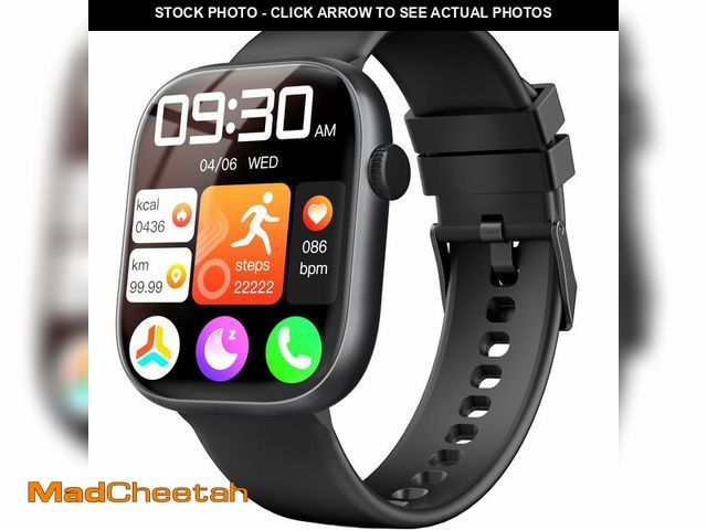 Lot 74-14382156 - KIPTUMTEK Smart Watch for Women Men, Fitness and Sleep Trackers with 1.83" HD Touchscreen, Bluetooth...