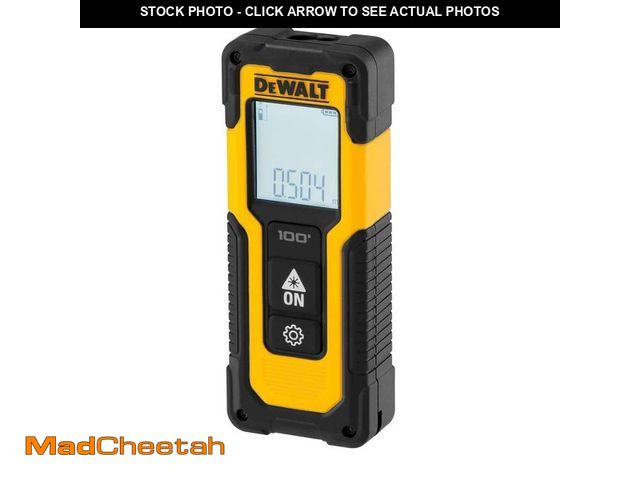 Lot 74-12464906 - DEWALT 100 ft. Laser Distance Measurer - UNUSED