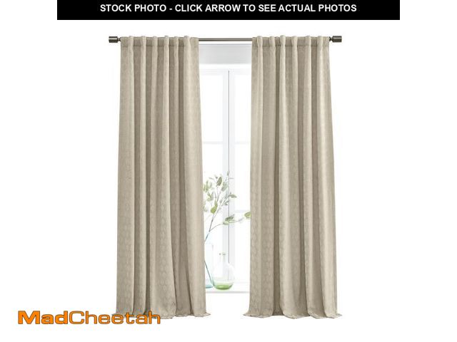 Lot 74-12528703 - Better Homes &amp; Gardens Jacquard Velvet Blackout Rod Pocket/Back Tab Single Curtain Panel, 1-Piec...