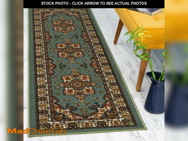 Lot 74-12787882 - Antep Rugs Alfombras Oriental Traditional 2x7 Non-Skid (Non-Slip) Low Profile Pile Rubber Backing In...