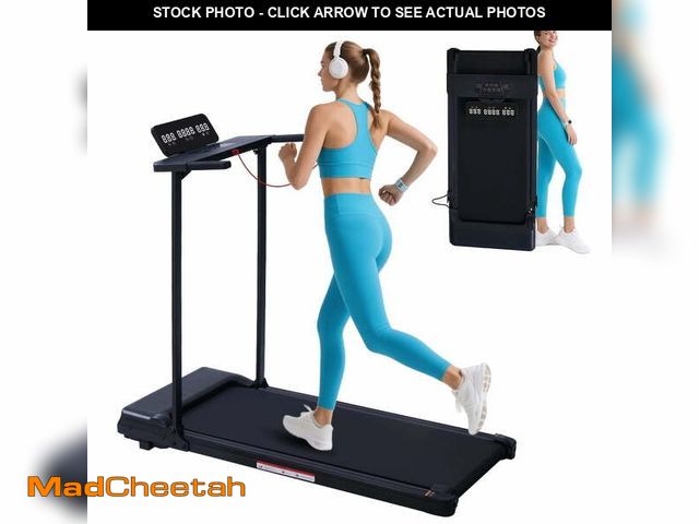 Lot 74-13150263 - Walking Pad Treadmills for Home Workouts,3.5HP Compact Running Treadmills with Handles, Portable Ele...