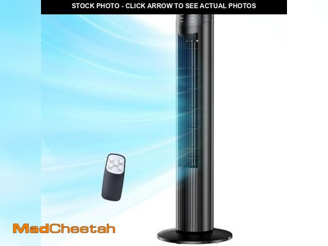 Lot 74-12143375 - SZRSTH Tower Fan  36  Oscillating Standing Floor Cooling Fans  3 Speeds &amp; Modes 9H Timer for Hom...