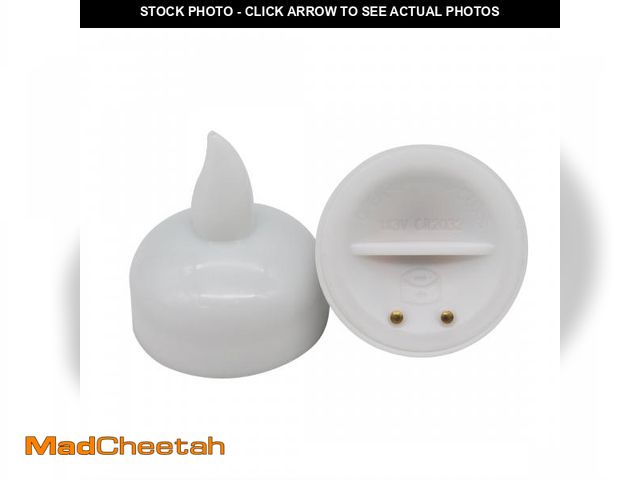 Lot 74-12528574 - Battery-Operated LED Floating Tealights, White, 24 Count, by Way To Celebrate - UNUSED