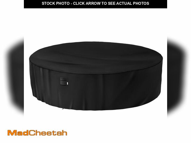 Lot 74-12894734 - iBirdie Round Patio Furniture Cover 132 x 34 inch, 11 ft, Outdoor Waterproof and Weatherproof for Ga...