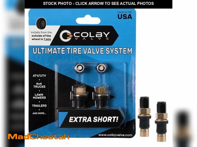 Lot 74-14424863 - Colby Valve Ultimate Permanent Tire Valve Stem Replacement System | Valve Stem Short | No Need to Re...