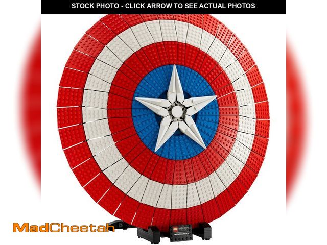 Lot 74-12254794 - LEGO Marvel Captain Americaâs Shield 76262 Model Kit for Adults, Collectible Replica of Captain Am...