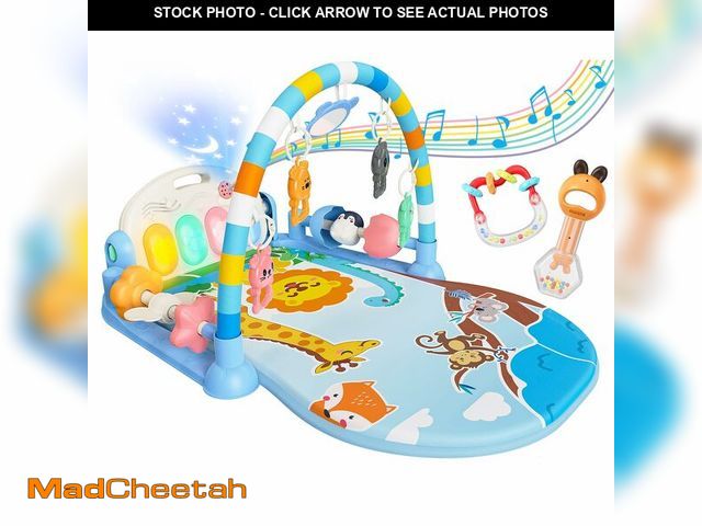 Lot 74-13712387 - Baby Play Mat with Kick and Play Piano Gym, Funny Tummy Time Mat with Music and Lights, Baby Gyms &a...