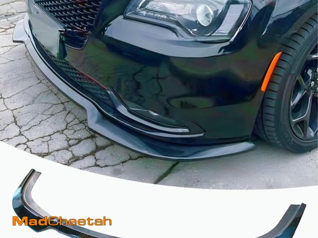 Lot 74-12508669 - NEESPOC Front Bumper Lip Splitter Spoiler Fit for Chrysler 300 C/S/Limited/Touring 2015-2023 Gloss B...