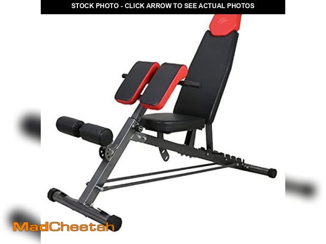 Lot 74-12272599 - Finer Form Adjustable Multi-Purpose Weight Bench  1000 Lb Capacity  Black - UNUSED