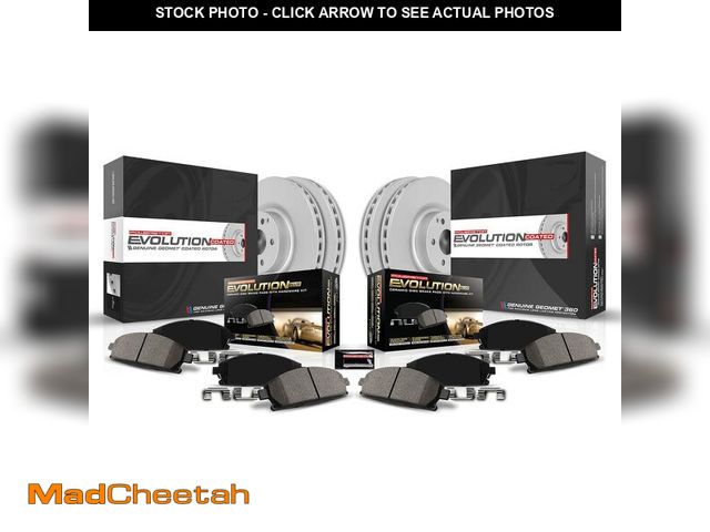 Lot 74-12897264 - Power Stop CRK9140 Front and Rear Geomet Coated Brake Rotors and Pads Brake Kit For Kia Forte 2022 [...