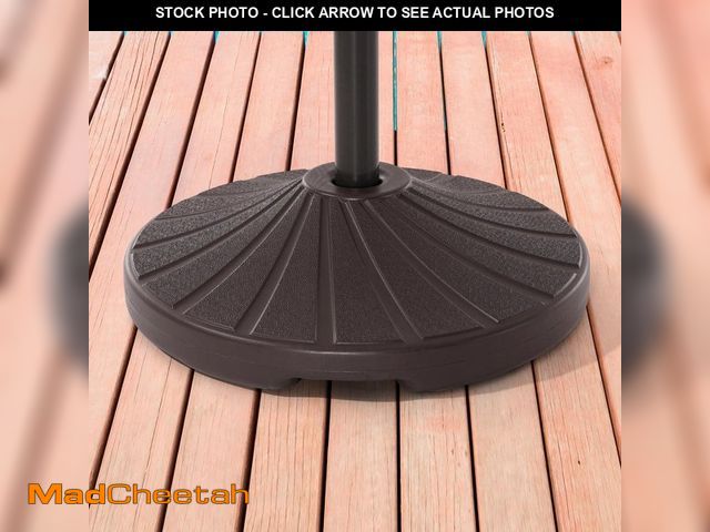 Lot 74-14115510 - Sonkuki Heavy Duty Umbrella Base Suit Patio Umbrella Base From 7 ft. to 11 ft. Up to 90 lbs. Patio U...
