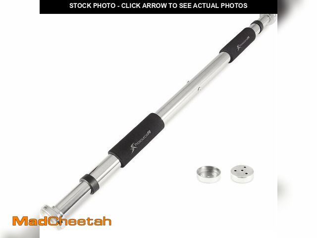 Lot 74-13710346 - ProsourceFit Heavy Duty Doorway Mount Pull Up/Chin-Up Bar, Adjustable with Foam Grips for Home Worko...