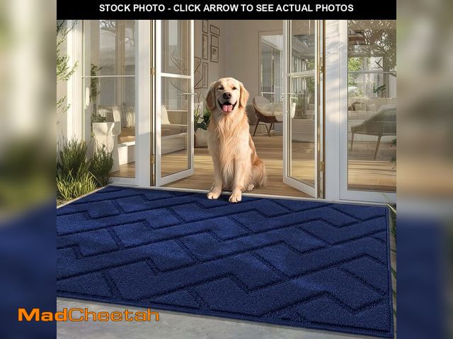 Lot 74-13570068 - hicorfe Front Door Mat Outside Entrance,36"x59" Absorbent Muddy Dirt Resist Welcome Door Mats Outdoo...