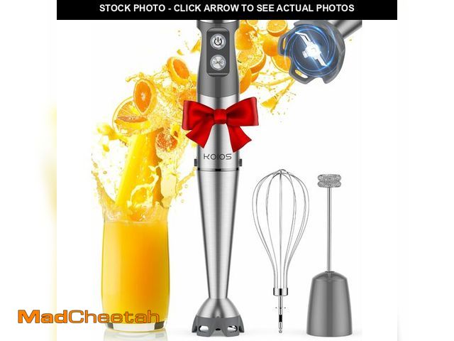 Lot 74-14477607 - KOIOS Immersion Blender, 1000W Anti-scratch 3-in-1 Hand Blender, Upgraded 12 Speed Stainless Steel B...