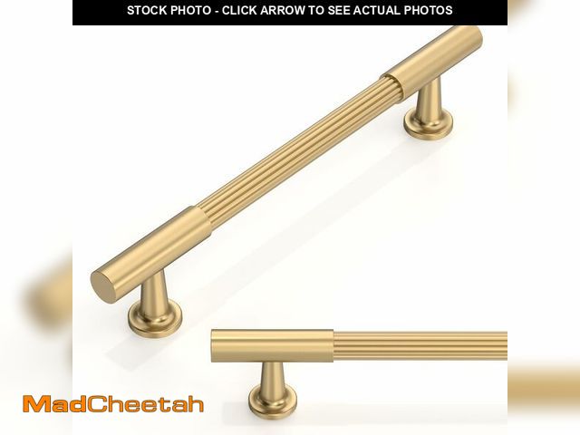 Lot 74-14065200 - Talentedeco 10 Pack Champagne Bronze Cabinet Pulls 5 Inch(128mm) Honey Bronze Kitchen Cabinet Handle...