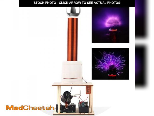 Lot 74-12313961 - Tesla Coil DIY Kit, PEMENOL Touchable Plasma Ball Spark Gap Arc Generator for Physics Teaching, Arc ...