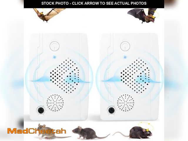 Lot 74-12322530 - 2025 Upgraded Rechargeable Ultrasonic Bat Repellent Devices Indoor&amp;Outdoor for Attic Porch House...