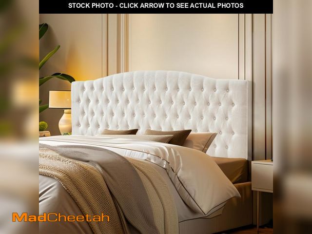 Lot 74-12198339 - Furpopup Linen Upholstered Headboard King/Cal King Size Latest Model Wall Mount, Bed Frame Mount, Fe...