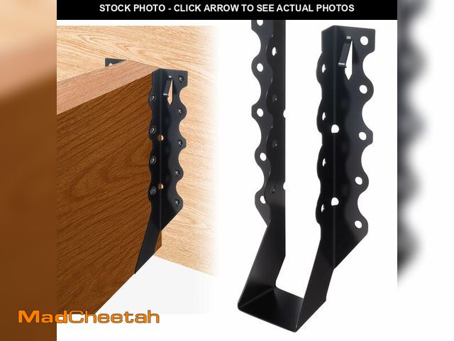 Lot 74-13963328 - Mixiflor 50 Pcs 2x8 Joist Hangers, 20 Gauge Face Mount Rafter Brackets for Wood, Hurricane Ties for ...