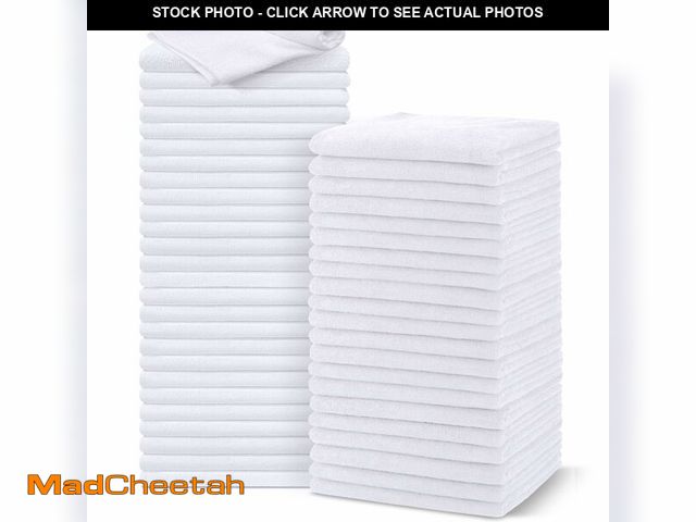 Lot 74-13955438 - UNIMADE Salon Towels 48 Pack, Super Soft Microfiber Hand Towel, Highly Absorbent Hair-Drying Cloth f...