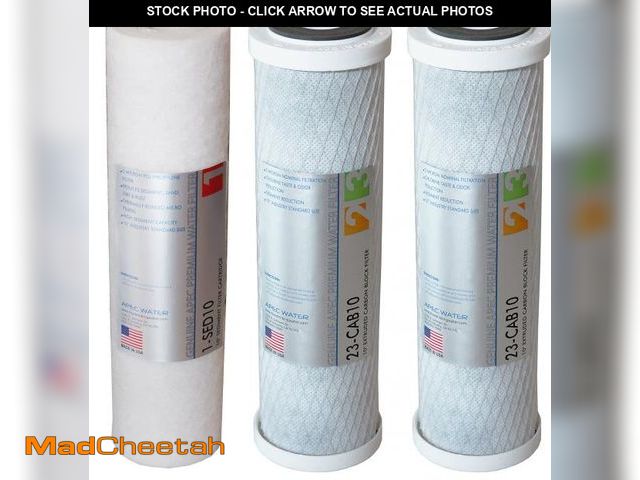 Lot 74-12176980 - APEC Water Systems ULTIMATE Series US Made Stage 1, 2 &amp; 3 Replacement Filter For Undersink Syste...