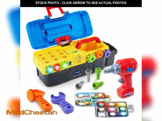 Lot 74-12460927 - VTech Drill and Learn Toolbox - USED